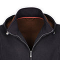 Waistcoat - Cashmere & Polyamide Double Face + Removable Hood