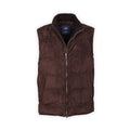 Waistcoat - Suede & Polyester Zipped
