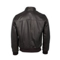Bomber Jacket - Grained Leather & Cashmere Lined Zipped