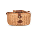 Picnic Basket - VENDÔME Plain Fabric & Wicker For 4 Persons