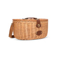 Picnic Basket - VENDÔME Plain Fabric & Wicker For 4 Persons