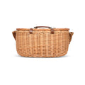 Picnic Basket - VENDÔME Plain Fabric & Wicker For 4 Persons