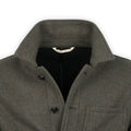 Overshirt - Jersey Wool Double Face Knitted Fabric + Buttoned