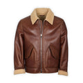 Bomber Jacket - Aviator Nappa Shearling Leather & Sheepskin Lined Zipped