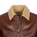 Bomber Jacket - Aviator Nappa Shearling Leather & Sheepskin Lined Zipped
