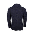 Cardigan - Mottled Color Wool & Cashmere Shawl Collar