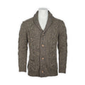 Cardigan - Mottled Color Wool & Cashmere Shawl Collar