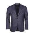 Blazer - Hopsack Wool & Polyester Unfinished Sleeves