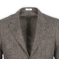 Blazer - Herringbone Shetland Wool Unfinished Sleeves