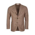 Blazer - Hopsack Wool & Polyester Unfinished Sleeves