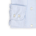 Shirt - Checkered Cotton Single Cuff