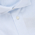 Shirt - Checkered Cotton Single Cuff