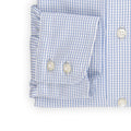 Shirt - Checkered Cotton Single Cuff