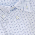 Shirt - Large Check Cotton Single Cuff + Breast Pocket