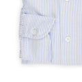 Shirt - Oxford Striped Cotton Single Cuff + Breast Pocket