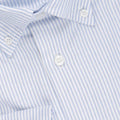 Shirt - Oxford Striped Cotton Single Cuff + Breast Pocket