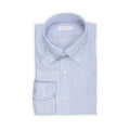 Shirt - Striped Poplin Cotton Single Cuff + Breast Pocket
