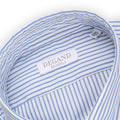 Shirt - Striped Poplin Cotton Single Cuff + Breast Pocket