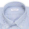 Shirt - Striped Poplin Cotton Single Cuff + Breast Pocket