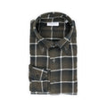 Winter Shirt - Checkered Cotton Single Cuff + Breast Pocket