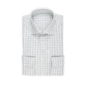Shirt - Checkered Cotton Single Cuff