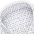 Shirt - Checkered Cotton Single Cuff