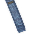 Tie - Plain Knitted Silk Square Cut