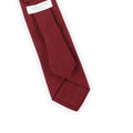Tie - Plain With Thin Lines Wool Point Cut
