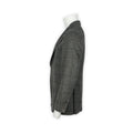 Blazer - Checkered Shetland Wool Unfinished Sleeves