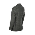 Blazer - Checkered Shetland Wool Unfinished Sleeves