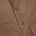 Waistcoat - AMBROS Loden Wool Buttoned High Collar