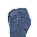 Jeans - BARD Honeycomb Pattern Lyocell, Polyester & Cotton Stretch Venice's Gondolas Patch