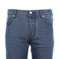 Jeans - BARD Honeycomb Pattern Lyocell, Polyester & Cotton Stretch Venice's Gondolas Patch