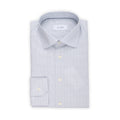 Shirt - Mini Checkered Cotton & Lyocell Single Cuff Slim Fit
