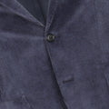 Jacket - Thin Rib Velvet Cotton & Cashmere Finished Sleeves