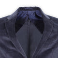 Jacket - Thin Rib Velvet Cotton & Cashmere Finished Sleeves