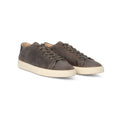 Sneakers - MONTANA Leather, Vintage Suede & Rubber Soles Lace-Ups