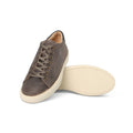 Sneakers - MONTANA Leather, Vintage Suede & Rubber Soles Lace-Ups