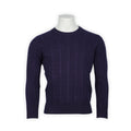 Cable Knit Sweater - Geelong Wool Crew Neck