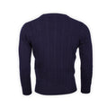Cable Knit Sweater - Geelong Wool Crew Neck