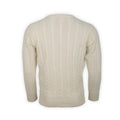 Cable Knit Sweater - Geelong Wool Crew Neck