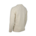 Cable Knit Sweater - Geelong Wool Crew Neck