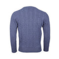 Cable Knit Sweater - Geelong Wool Crew Neck