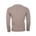 Cable Knit Sweater - Geelong Wool Crew Neck