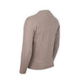 Cable Knit Sweater - Geelong Wool Crew Neck