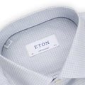 Shirt - Mini Checkered Cotton & Lyocell Single Cuff Regular Fit