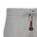 Pants - CARACCIOLO Cashmere Stretch Elastic Waistband + Zip