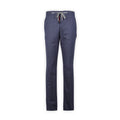 Pants - CARACCIOLO Cashmere Stretch Elastic Waistband + Zip