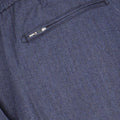 Pants - CARACCIOLO Cashmere Stretch Elastic Waistband + Zip