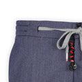 Pants - CARACCIOLO Cashmere Stretch Elastic Waistband + Zip